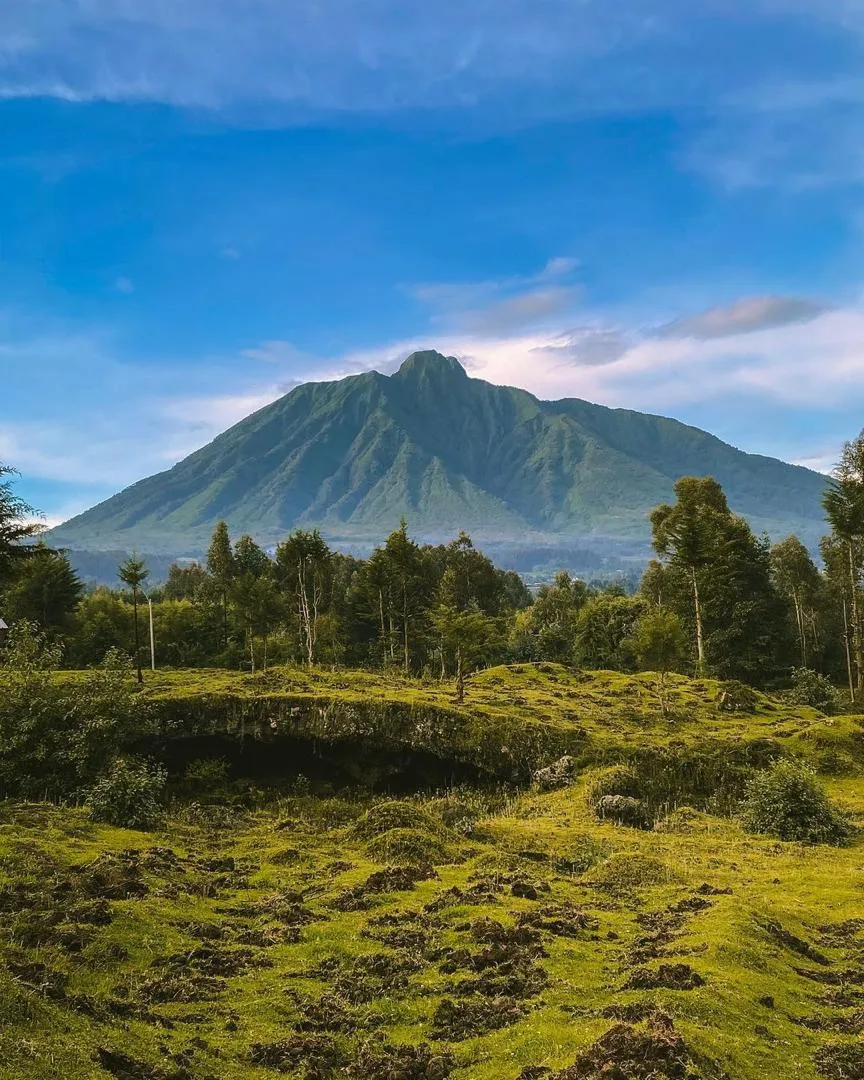 Mountain landscape for Rwanda adventure tours